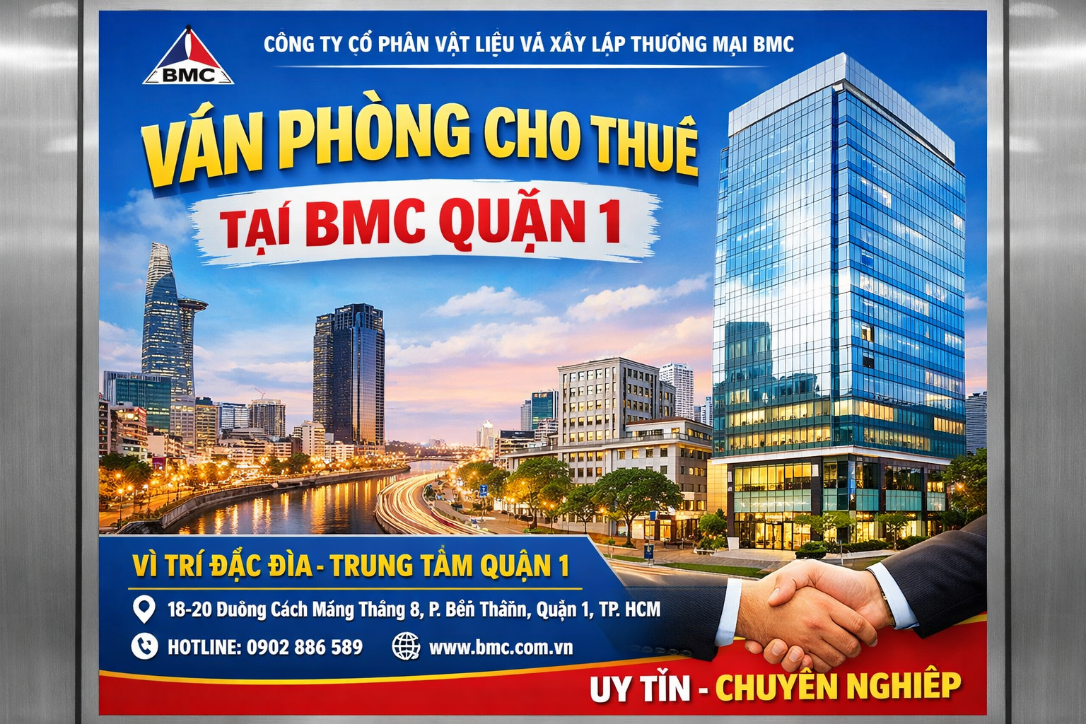 Hiệu quả tiếp thị từ quảng cáo dán poster thang máy tại BMC Quận 1