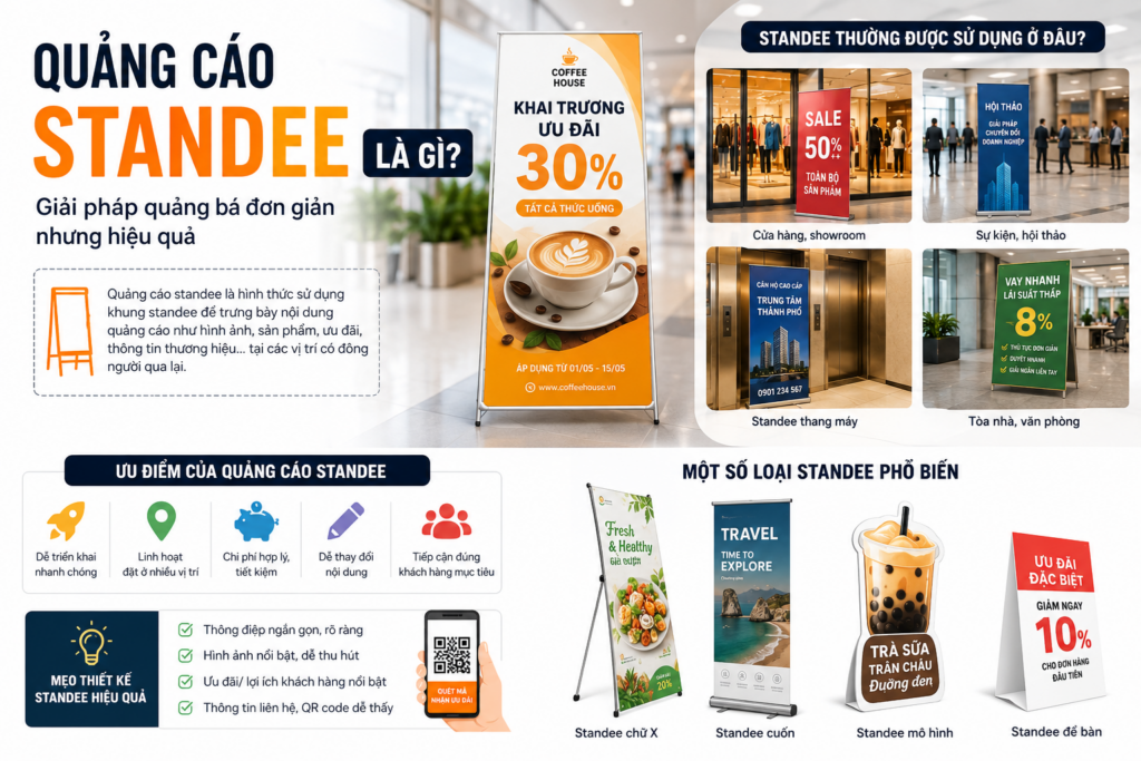 Quảng cáo standee là gì