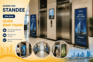 Quảng cáo standee tòa nhà Quận Bình Thạnh