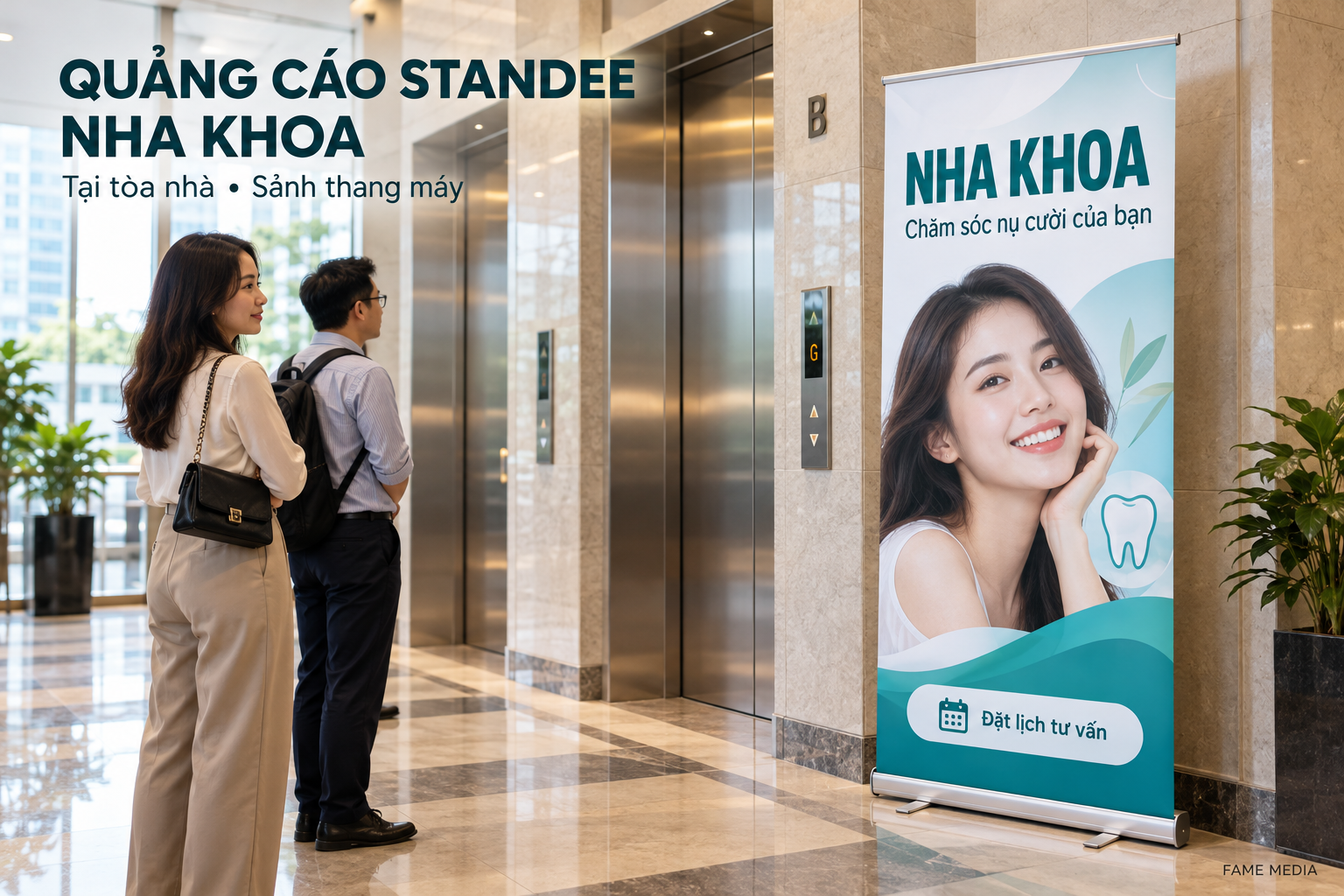 Quảng cáo Standee nha khoa