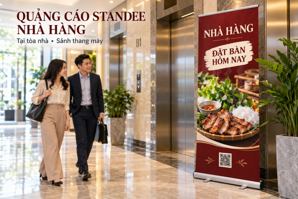 Quảng cáo Standee nhà hàng