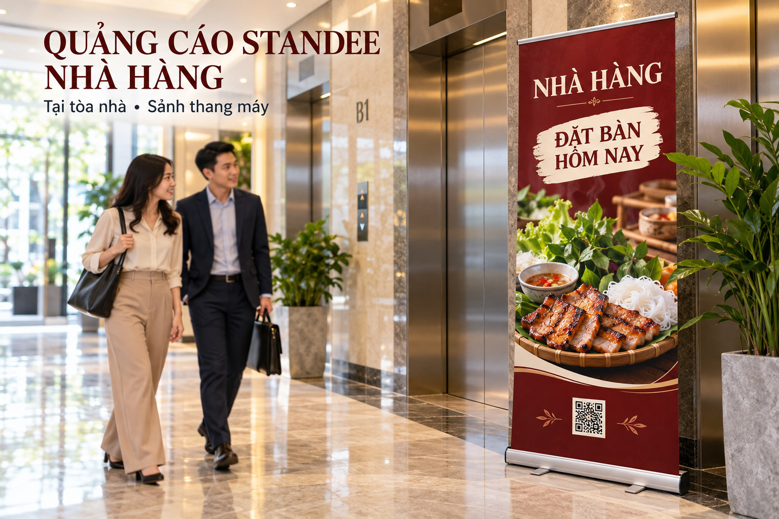 Quảng cáo Standee nhà hàng