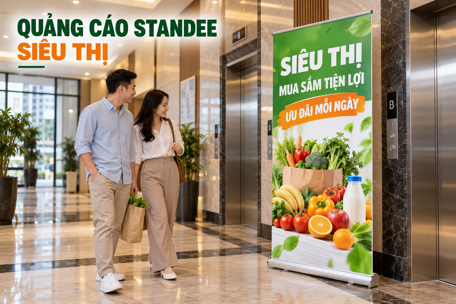 Quảng cáo Standee siêu thị